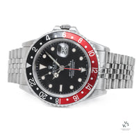 Rolex Oyster Perpetual - GMT Master II - Coke Bezel - ’Fat Lady’ - Ref: 16760 - circa. 1984 - Vintage Watch Specialist