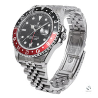 Rolex Oyster Perpetual - GMT Master II - Coke Bezel - ’Fat Lady’ - Ref: 16760 - circa. 1984 - Vintage Watch Specialist