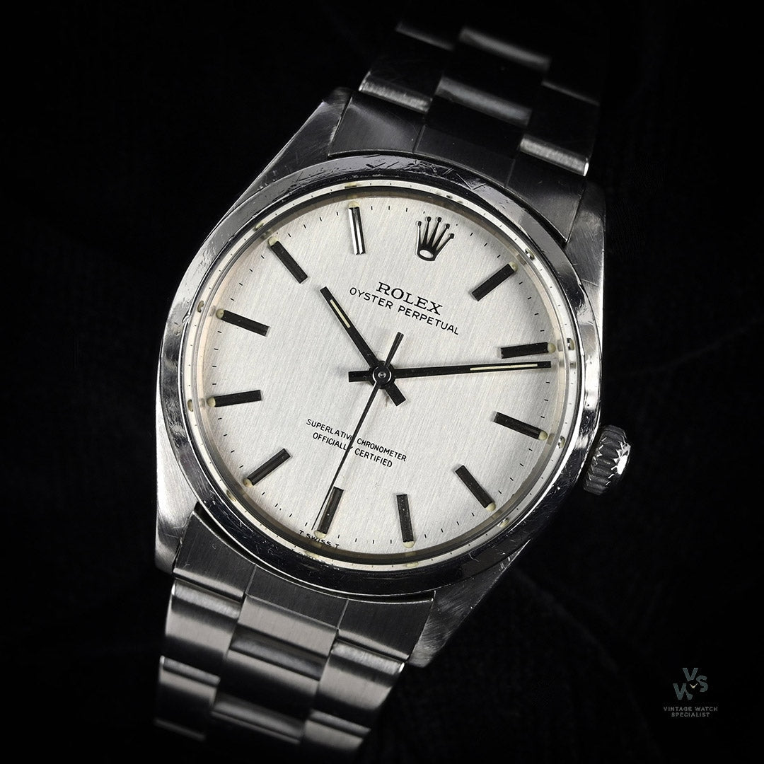 Rolex Oyster Perpetual Model Ref: 1002 Silver Dial