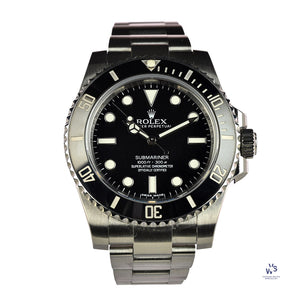 Rolex Oyster Perpetual Submariner Model Ref: 114060 Box But No Papers c.2015 Vintage Watch Specialist