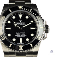 Rolex Oyster Perpetual Submariner Model Ref: 114060 Box But No Papers c.2015 Vintage Watch Specialist
