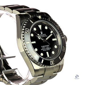 Rolex Oyster Perpetual Submariner Model Ref: 114060 Box But No Papers c.2015 Vintage Watch Specialist