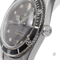Rolex - Oyster Perpetual Submariner - Reference 5508 - With Gilt Tropical Chocolate Dial - c.III.1958 - Vintage Watch Specialist