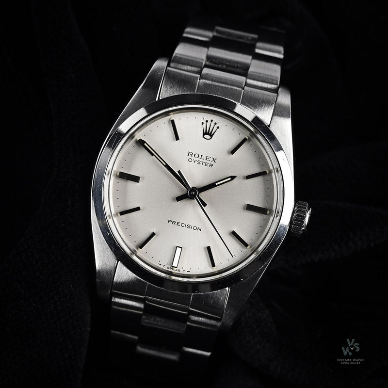 Rolex Oyster Precision - Silver Dial - Model Ref: 6426 - 1974 - Vintage Watch Specialist