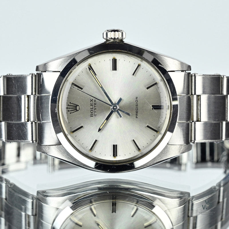 Rolex Oyster Precision - Stainless Steel - Model 6426 - 1969 - Box and Blank Papers - Vintage Watch Specialist