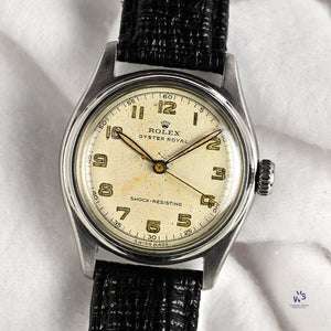 Rolex Oyster Royal Model Ref: 6044 - c.1950s - Vintage Watch Specialist