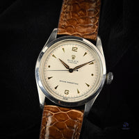 Rolex Oyster - White Dial - Gilt Furniture - Model ref: 6482 - c.1954 - Vintage Watch Specialist
