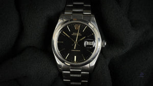 Rolex Oysterdate - Black and Gilt Dial - Model Ref: 6694 - c.1981 - Vintage Watch Specialist
