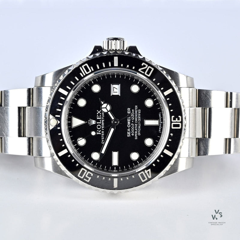 Rolex Sea-Dweller 116600 - 2016 - Box and Papers - Vintage Watch Specialist