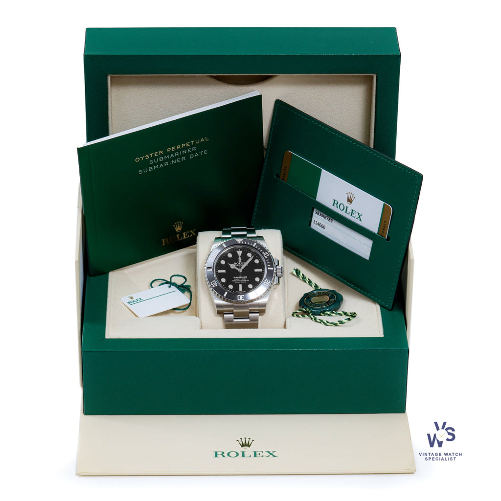 Rolex Submariner 114060 - Box and Paperwork - 2019 - Vintage Watch Specialist