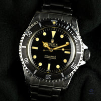 Rolex Submariner 5513 Gilt Gloss Underlined Dial NOS Condition c.1963 POA Vintage Watch Specialist