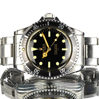 Rolex Submariner 5513 Gilt Gloss Underlined Dial NOS Condition c.1963 POA Vintage Watch Specialist