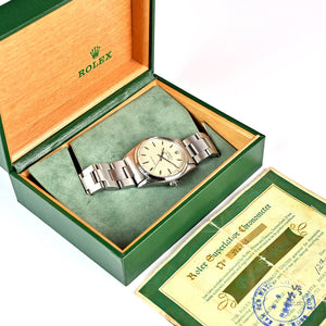 Rolex Super Precision Air King - Box and Papers - Model Ref: 5504 - 12th May 1962 - Vintage Watch Specialist