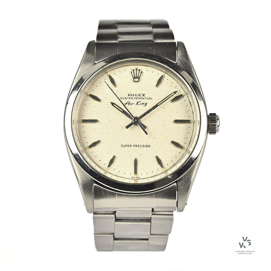 Rolex Super Precision Air King 36mm Box and Papers Model Ref: 5504 12th May 1962