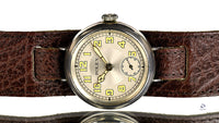 Rolex Trench Watch Solid Silver Dennison Case Original Lume Hallmarked Birmingham c.1915 Vintage Watch Specialist