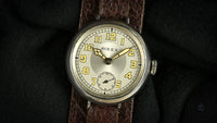 Rolex Trench Watch Solid Silver Dennison Case Original Lume Hallmarked Birmingham c.1915 Vintage Watch Specialist