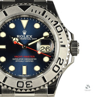 Rolex Yacht-Master Blue Dial - Model Ref: 116622 - 2017 - Box and Papers - Vintage Watch Specialist