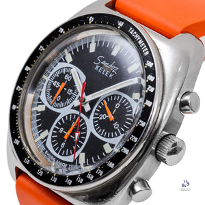 Sandoz Kelek Three Register Chronograph - Fantastic Condition - c.1970s - Vintage Watch Specialist