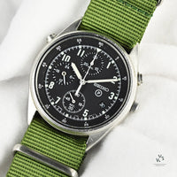 Seiko 6645 Gen 2 - Military Issued Pilots Watch with Broad Arrow - 1997 - Vintage Watch Specialist