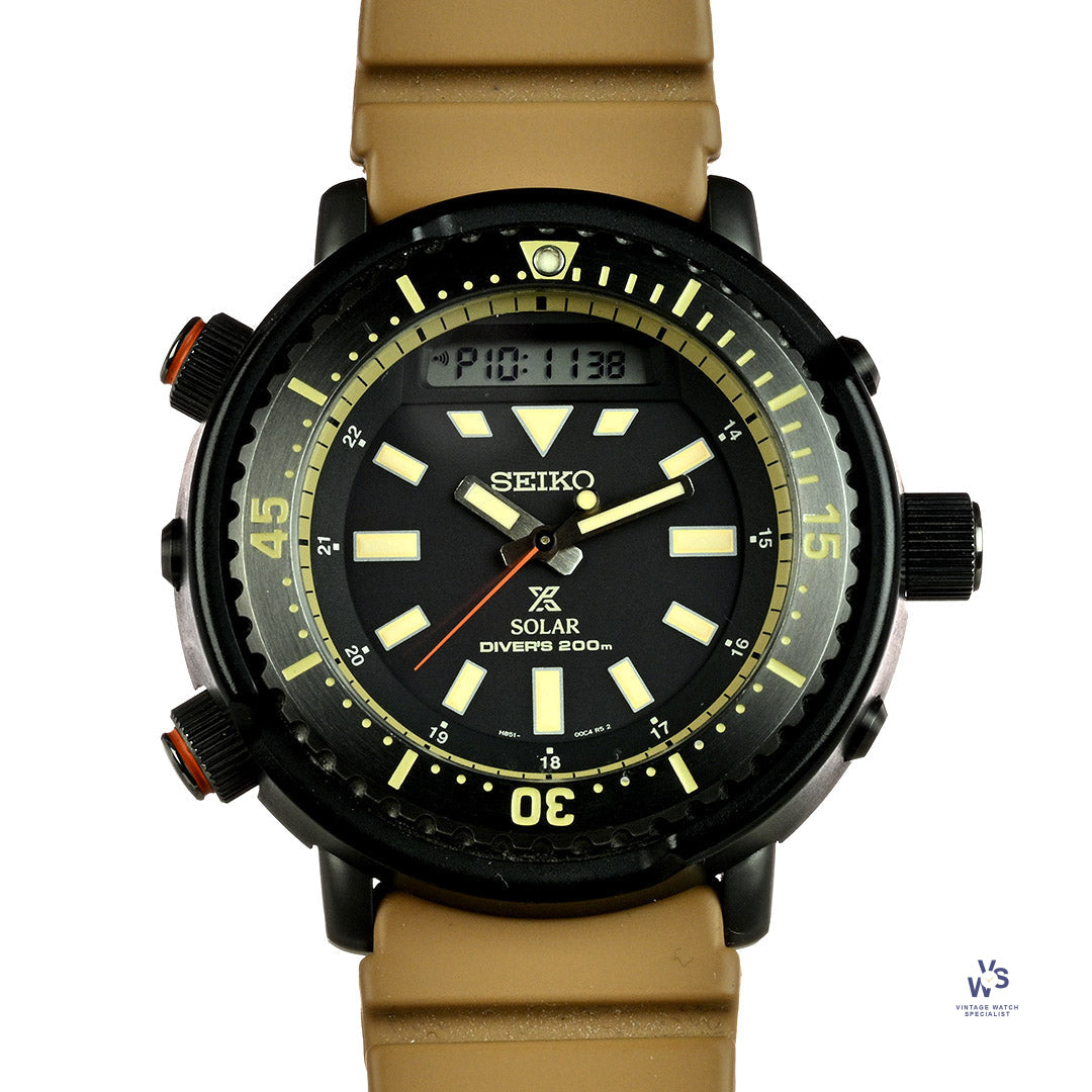Seiko H851 - Solar Diver's 200m - The 'Arnie' - Box and Papers - c