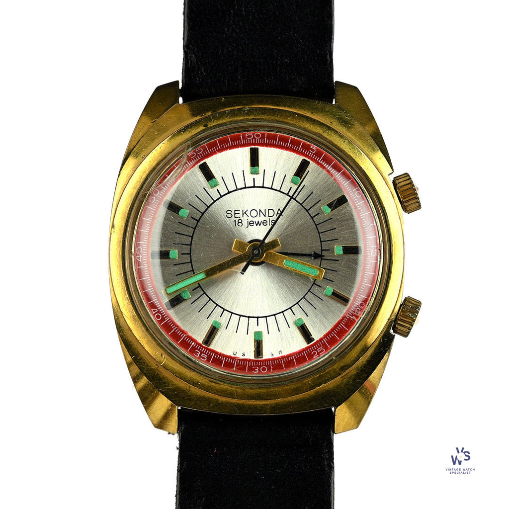 Sekonda 2 Pusher - Vintage Watch Specialist