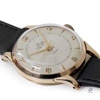 Smiths De Luxe - 9k Gold Case - White Dial - c.1950s - Vintage Watch Specialist