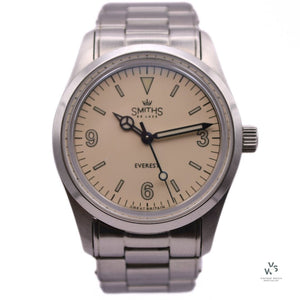 Smiths - Everest PRS25 White Dial - Time Factors - B&P - Vintage Watch Specialist