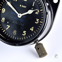 Smiths Mark II B/ER - 8 Day RAF Clock - Serial No. 6a/1072 - Dated 1944 - Vintage Watch Specialist