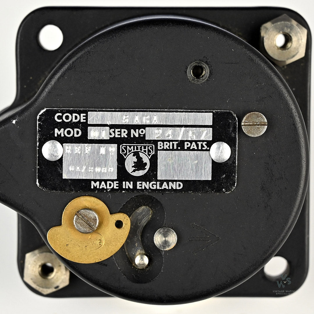 Hughes Aircraft Watch Module Smiths RAF Aircraft Dashboard Clock - Model Ref: 5ACA - Issued 1957 ...