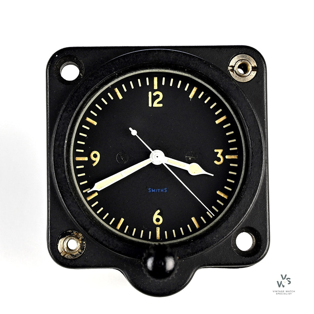 Hughes Aircraft Watch Module Smiths RAF Aircraft Dashboard Clock - Model Ref: 5ACA - Issued 1957 ...