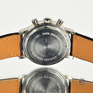 Smiths Two Register Chronograph - Reverse Panda Tropical Chocolate Dial - c.1960s - Vintage Watch Specialist
