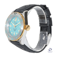 Squale Model Y1545 - 30 Atmos Steel Divers Watch - Teal-Blue Dial - With Original Box and Paperwork - Vintage Watch Specialist