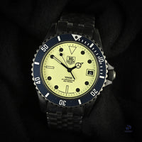 Tag Heuer - 1000 Professional - Night Diver - James Bond - Model Reference: 980.031N - Black PVD - c.1988 - Vintage Watch Specialist