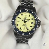 Tag Heuer - 1000 Professional - Night Diver - James Bond - Model Reference: 980.031N - Black PVD - c.1988 - Vintage Watch Specialist