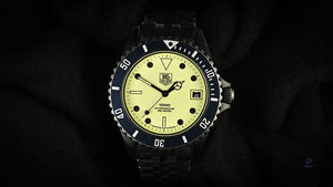 Tag Heuer - 1000 Professional - Night Diver - James Bond - Model Reference: 980.031N - Black PVD - c.1988 - Vintage Watch Specialist