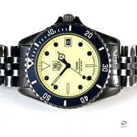 Tag Heuer - 1000 Professional - Night Diver - James Bond - Model Reference: 980.031N - Black PVD - c.1988 - Vintage Watch Specialist