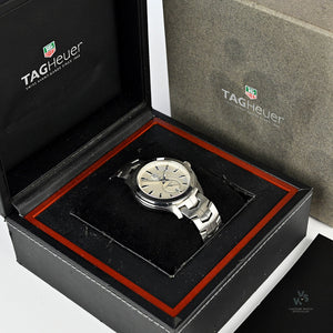 TAG Heuer Link Calendar - Silver Dial - Model Ref: WAT2111 - Box and Booklet - Vintage Watch Specialist