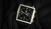 Tag Heuer Monaco - Model Reference: CW2111-0 - Black Dial Chronograph - Box & Papers - Vintage Watch Specialist