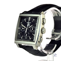 Tag Heuer Monaco - Model Reference: CW2111-0 - Black Dial Chronograph - Box & Papers - Vintage Watch Specialist