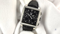 Tag Heuer Monaco - Model Reference: CW2111-0 - Black Dial Chronograph - Box & Papers - Vintage Watch Specialist