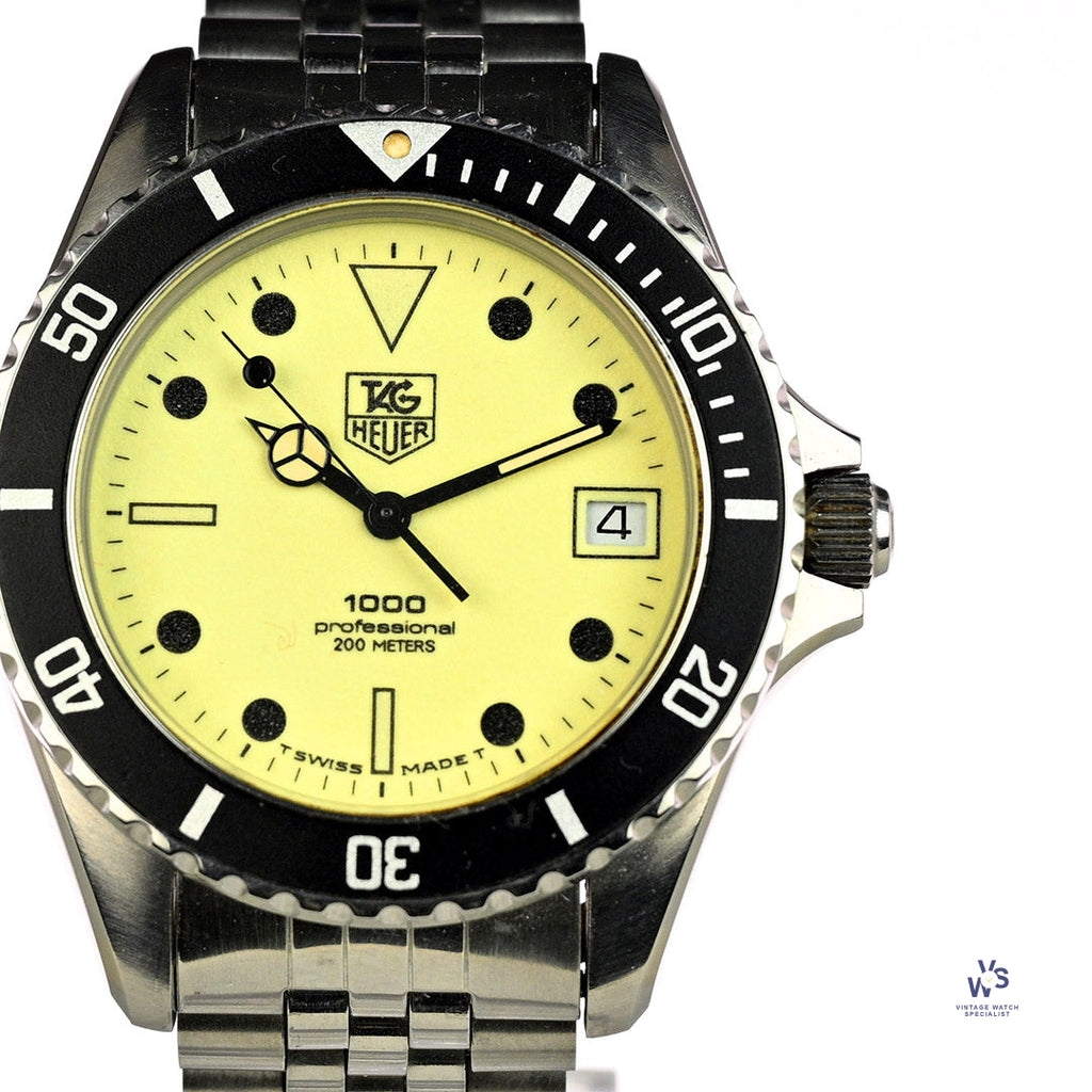 TAG Heuer Night Diver - Model 980.113N - James Bond - Full Luminous Dial - c.1980s - Vintage Watch Specialist
