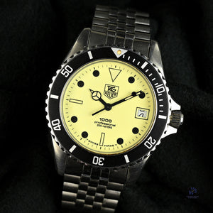 TAG Heuer Night Diver - Model 980.113N - James Bond - Full Luminous Dial - c.1980s - Vintage Watch Specialist