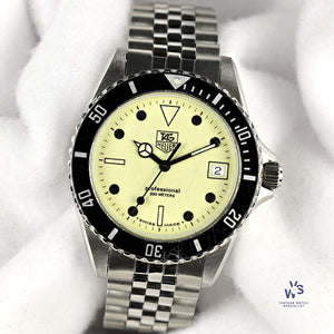 Tag Heuer Professional 200m - Night Diver - Luminous Dial - Model Ref: 980.113B - c.1987 - Vintage Watch Specialist