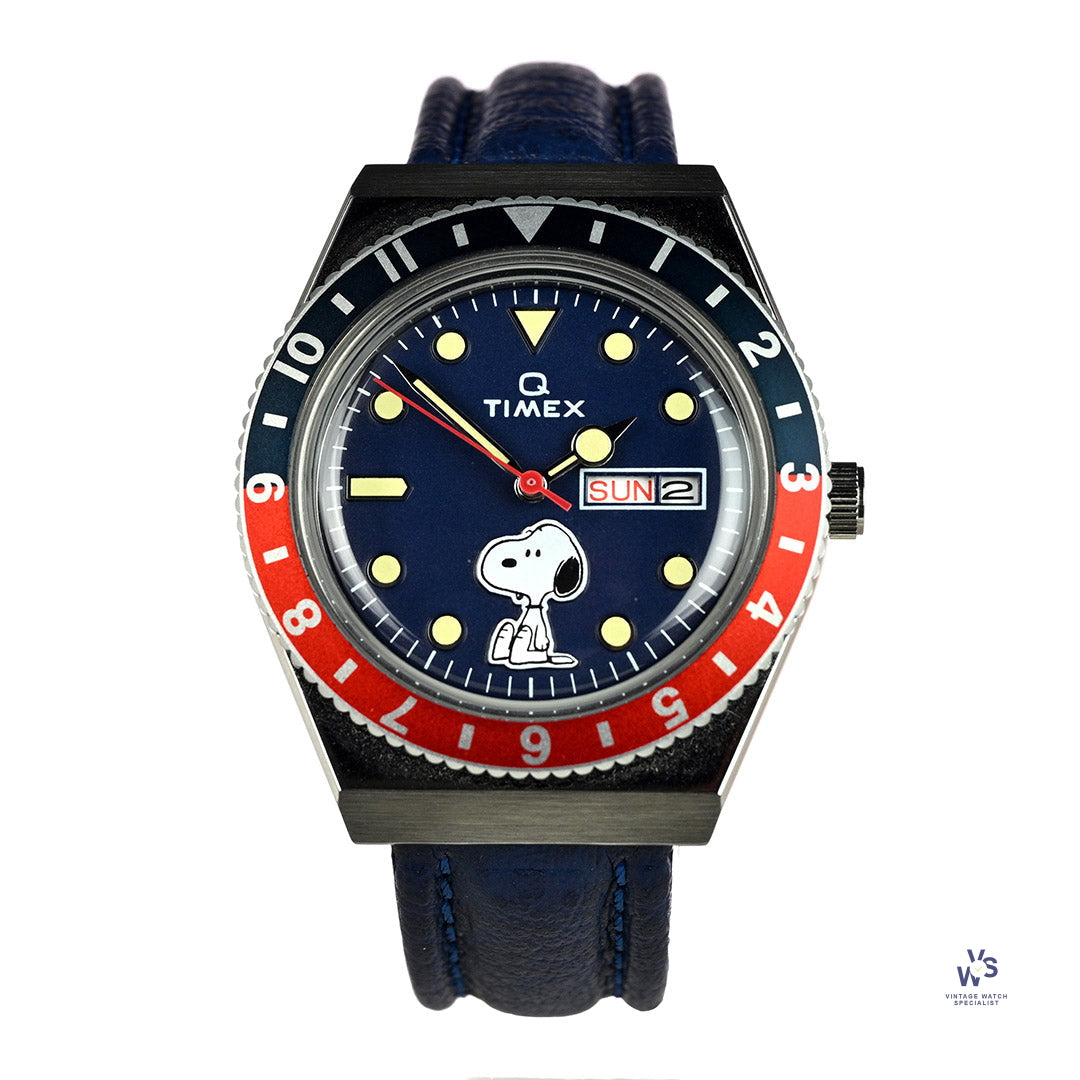Timex Q Snoopy 70th Anniversary Edition - Box and Papers - 2020