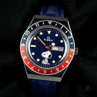 Timex Q Snoopy 70th Anniversary Edition Box and Papers 2020 Vintage Watch Specialist