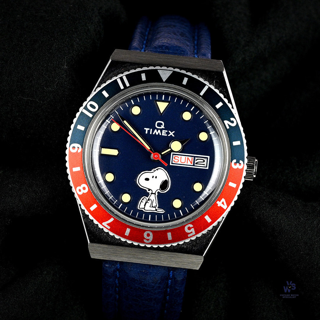 Timex Q Snoopy 70th Anniversary Edition - Box and Papers - 2020