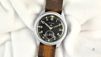 Timor - British Military Issued - ’Dirty Dozen’ - Wristwatch - Caseback K 13708 - c.1944 - Vintage Watch Specialist