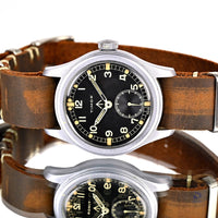 Timor - British Military Issued - ’Dirty Dozen’ - Wristwatch - Caseback K 13708 - c.1944 - Vintage Watch Specialist