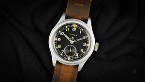 Timor - British Military Issued - ’Dirty Dozen’ - Wristwatch - Caseback K 13708 - c.1944 - Vintage Watch Specialist