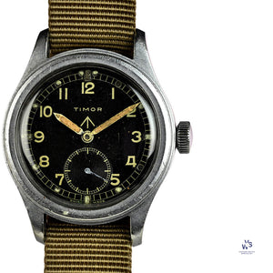 Timor Dirty Dozen WWW2 Military Issued Soldiers Watch c.1944 Vintage Watch Specialist